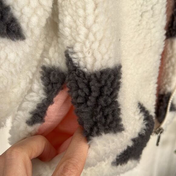 Steve Madden Toddler Sherpa Teddy Hooded Jacket - Picture 7 of 7